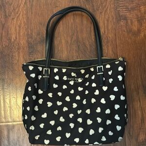 Kate spade heart nylon tote